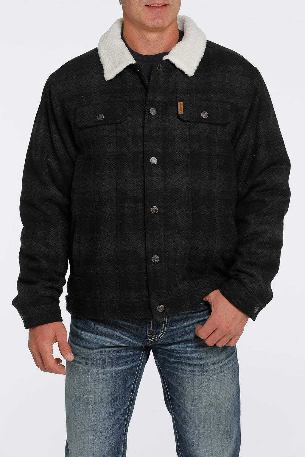 CINCH Men's Black Concealed Carry Trucker Jacket