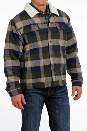 CINCH Men's Plaid Wooly Trucker