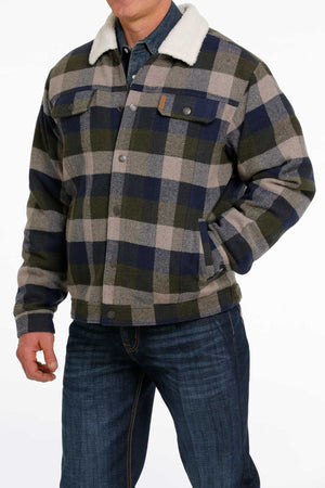 CINCH Men's Plaid Wooly Trucker