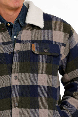 CINCH Men's Plaid Wooly Trucker