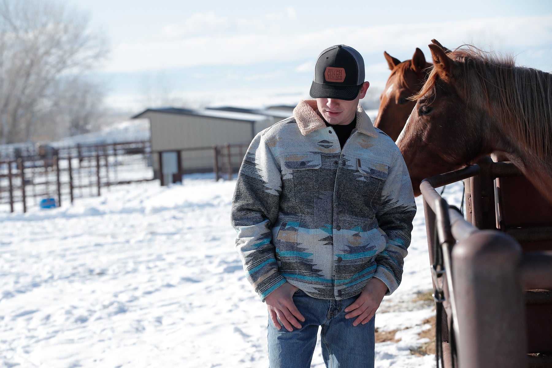 CINCH Men's Wooly Trucker