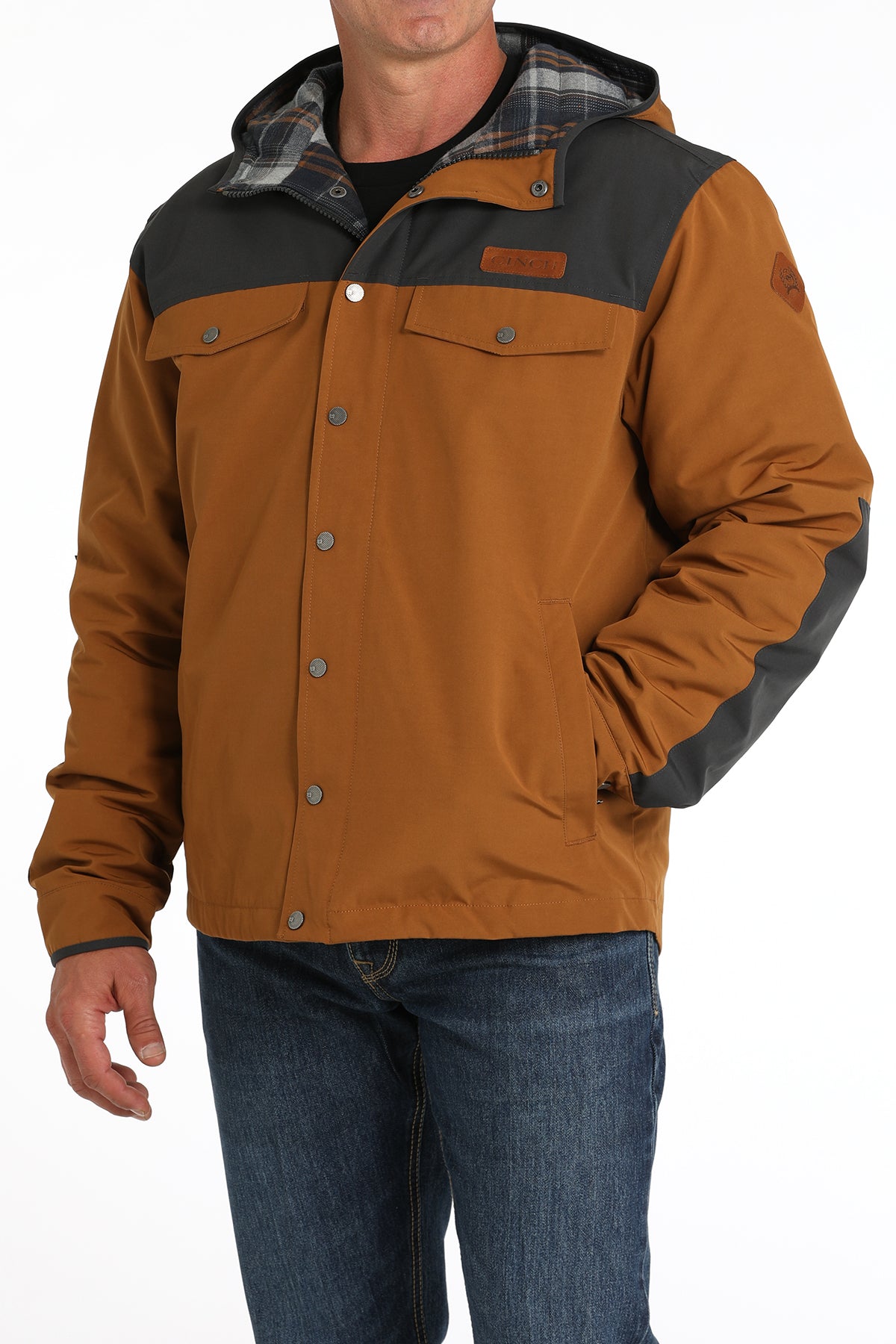 CINCH Men's Brown Barn Coat