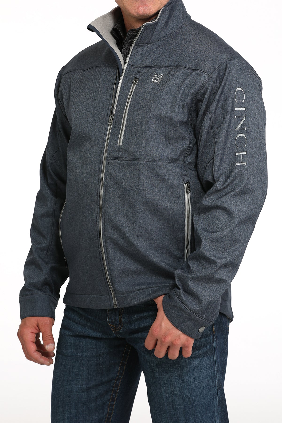 CINCH Men's Navy Concealed Carry Bonded Jacket