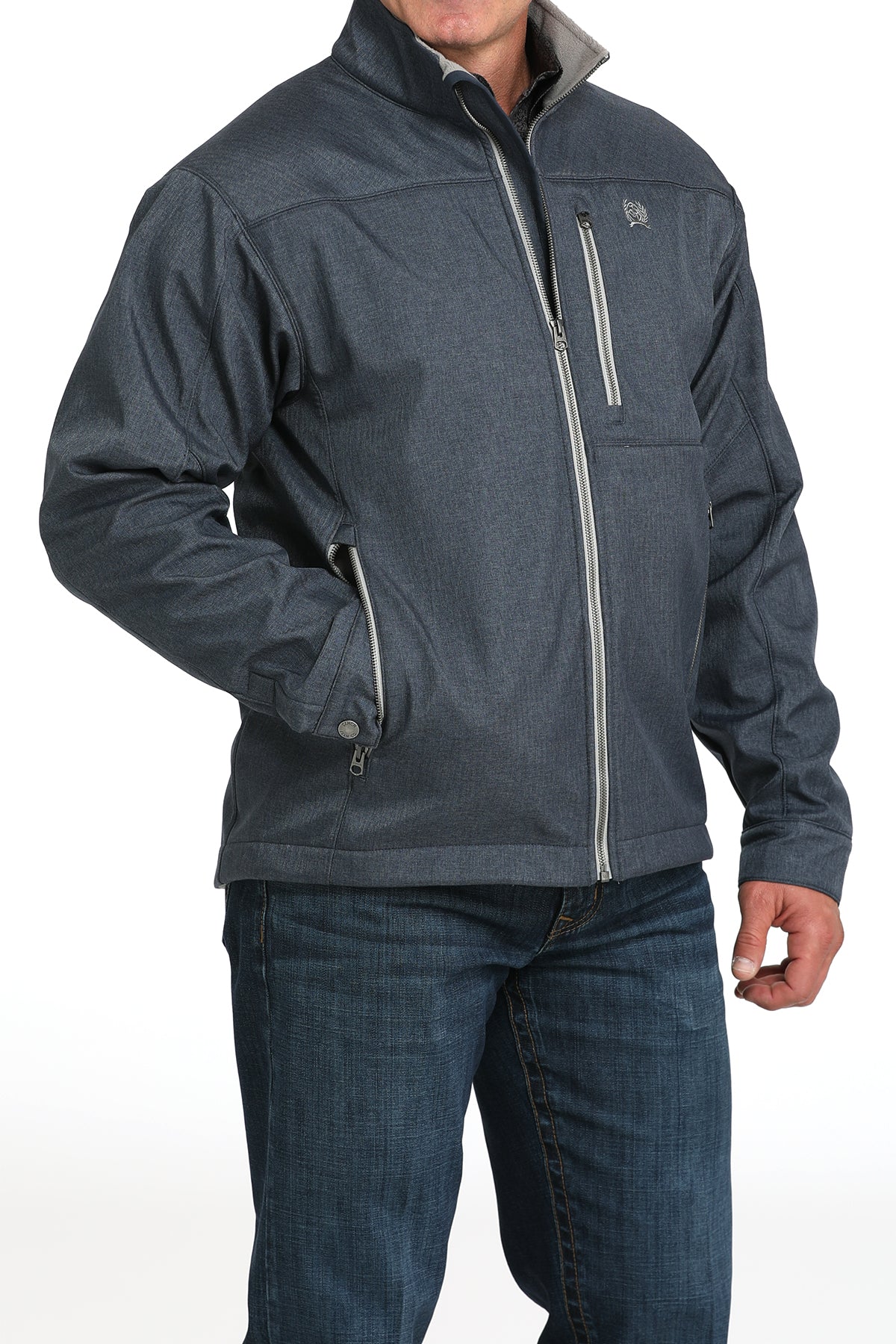 CINCH Men's Navy Concealed Carry Bonded Jacket