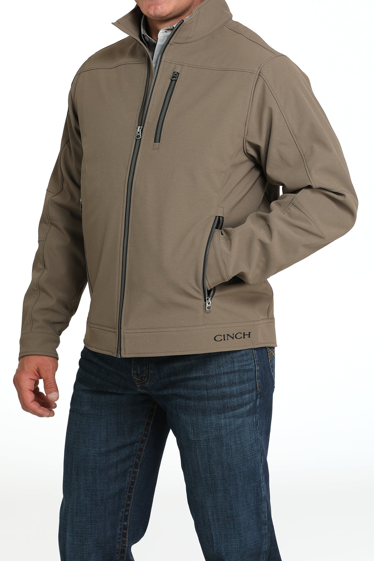 CINCH Men's Brown Concealed Carry Bonded Jacket