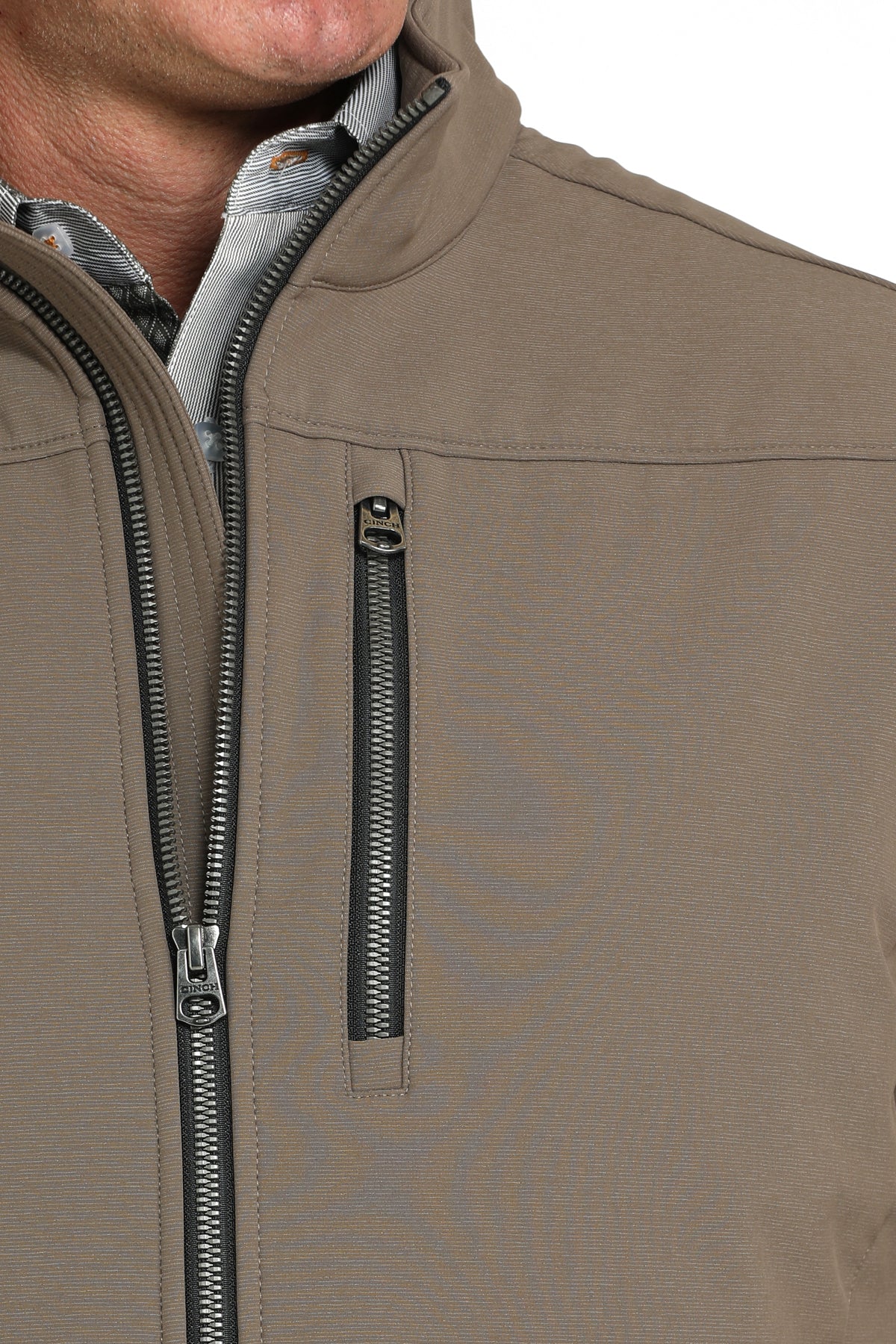 CINCH Men's Brown Concealed Carry Bonded Jacket
