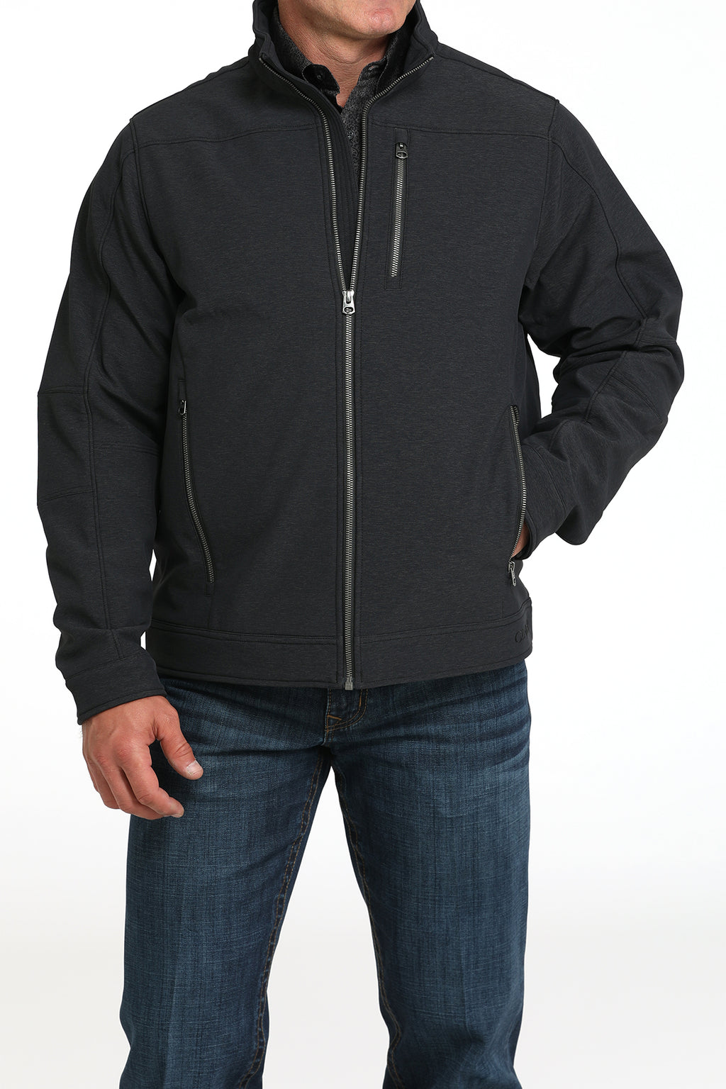 CINCH Men's Black Concealed Carry Bonded Jacket