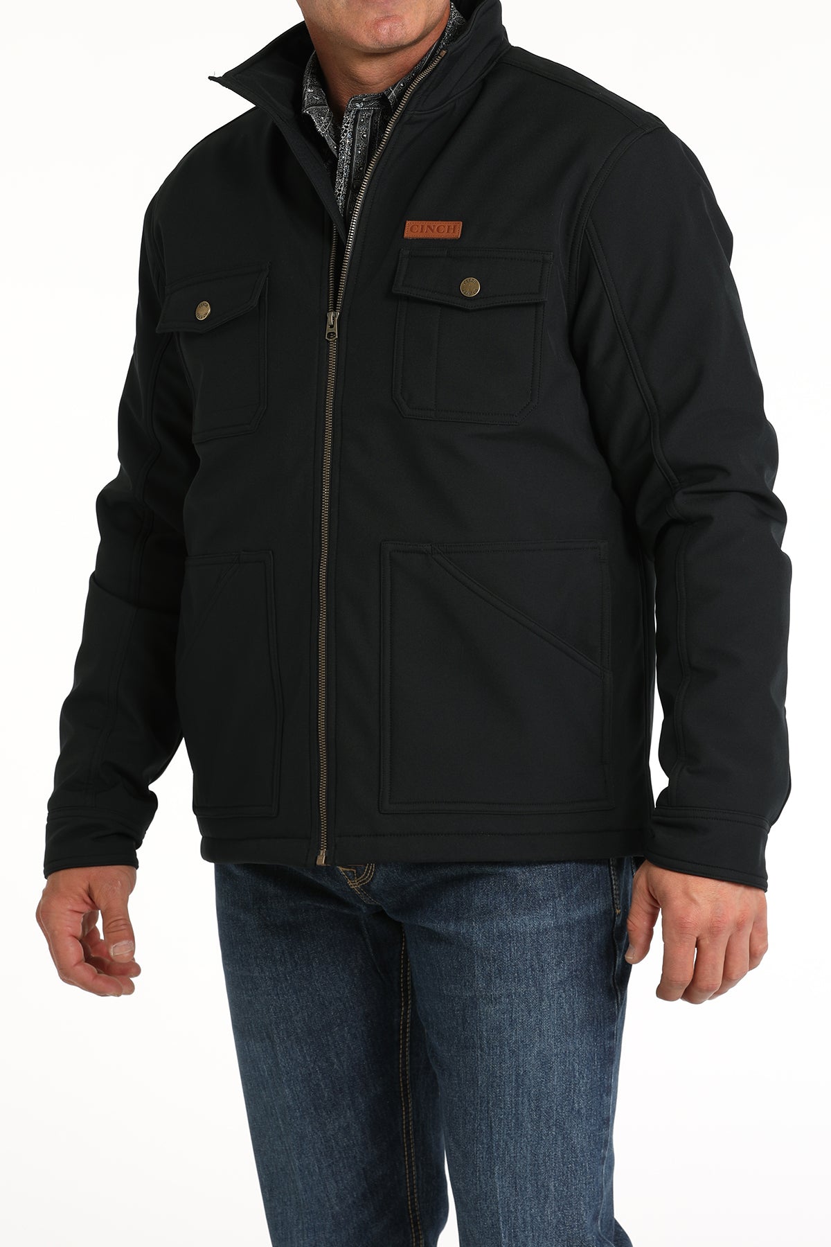 CINCH Men's Black Concealed Carry Bonded Jacket