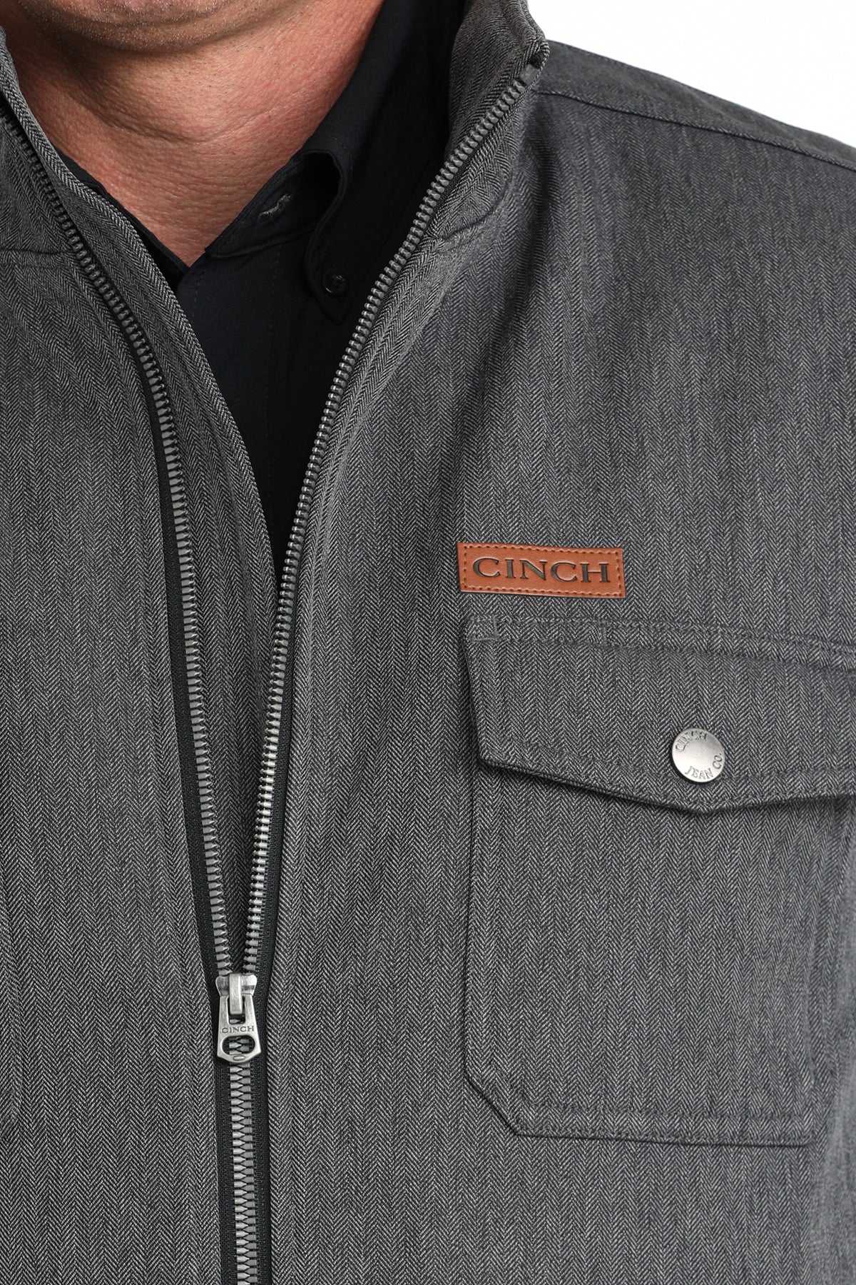 CINCH Men's Black Concealed Carry Bonded Jacket
