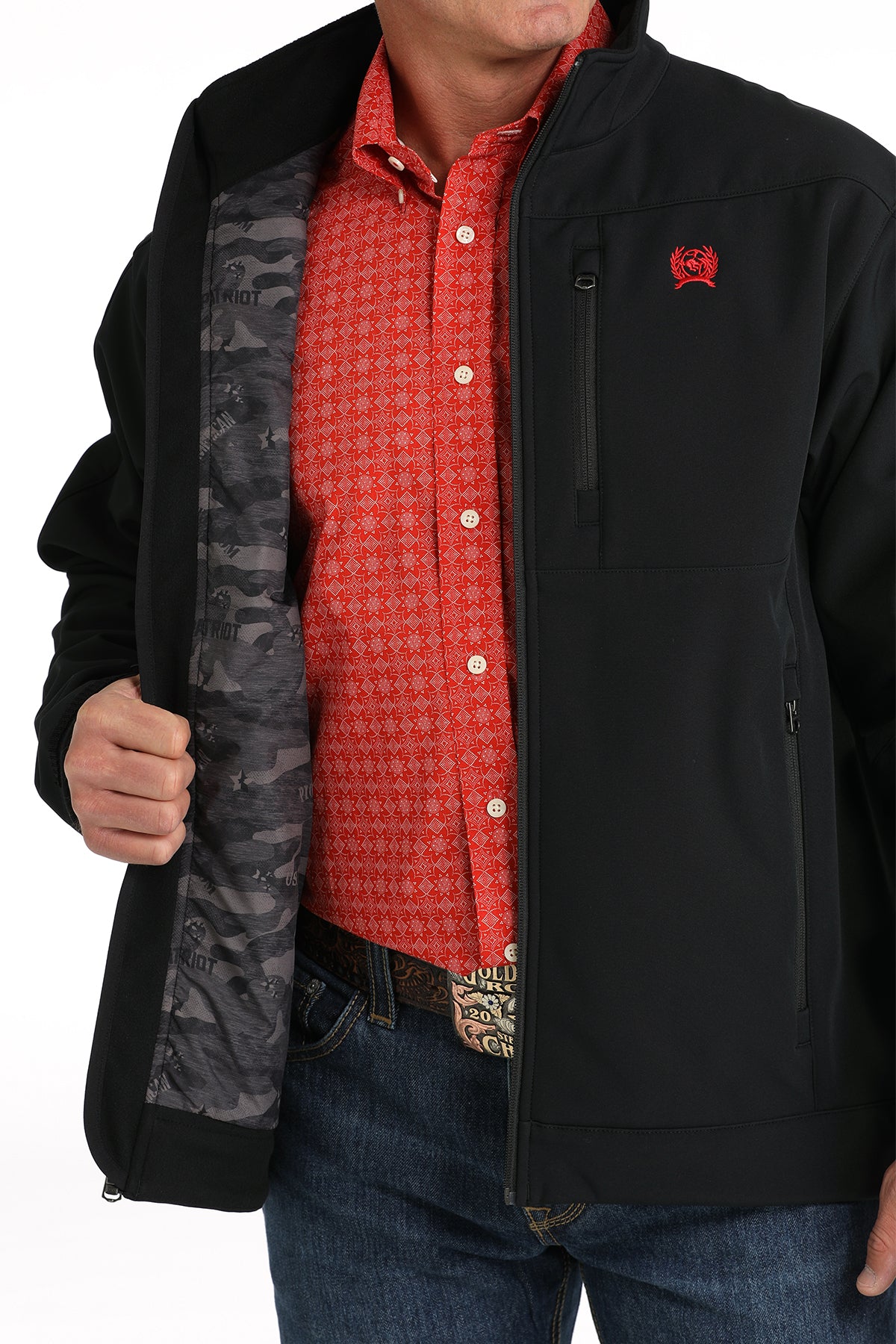 CINCH Men's Black Bonded Jacket