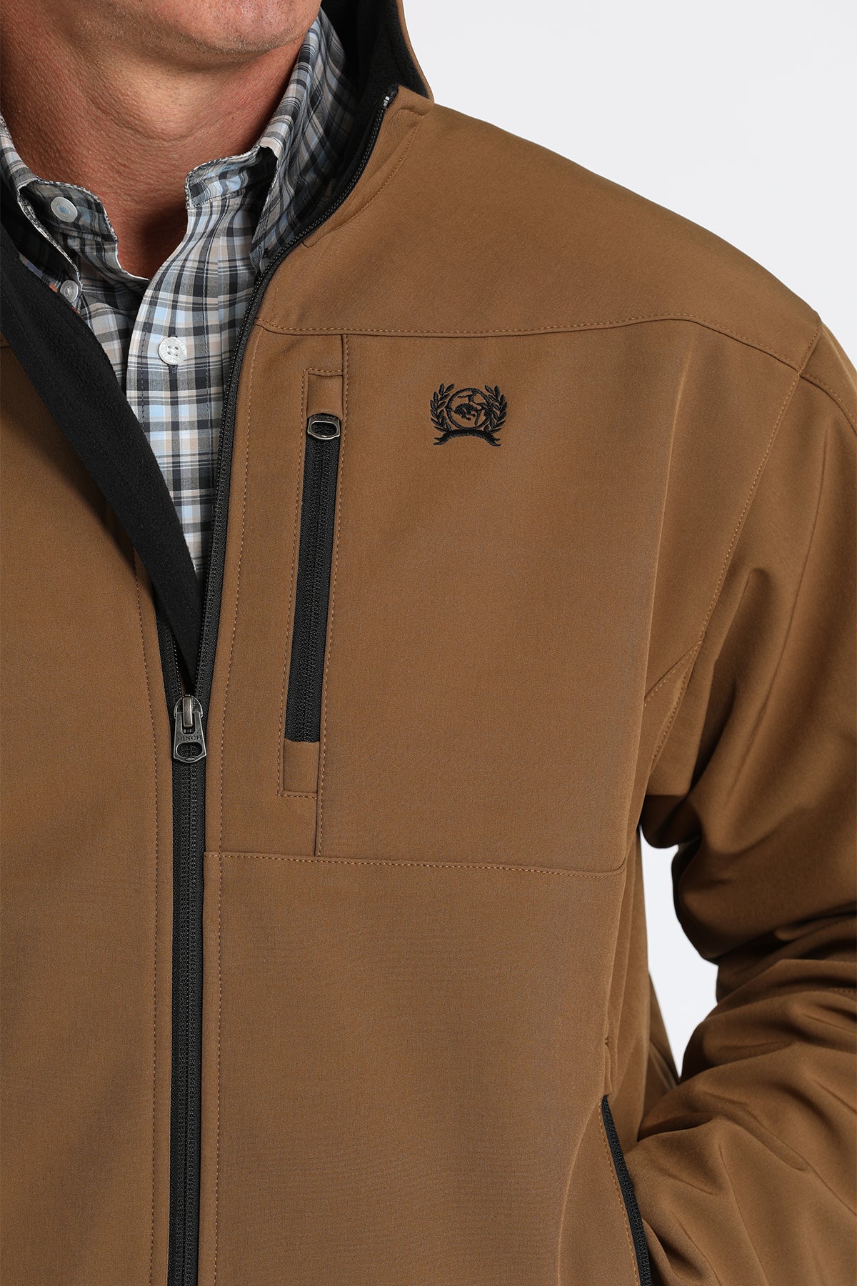 CINCH Men's Brown "Match Boy's" Bonded Jacket