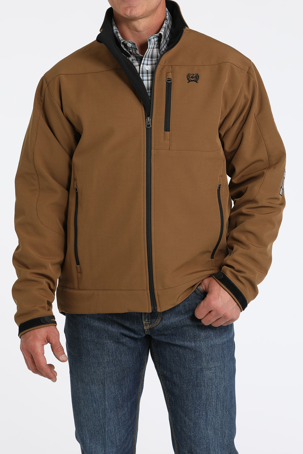 CINCH Men's Brown "Match Boy's" Bonded Jacket