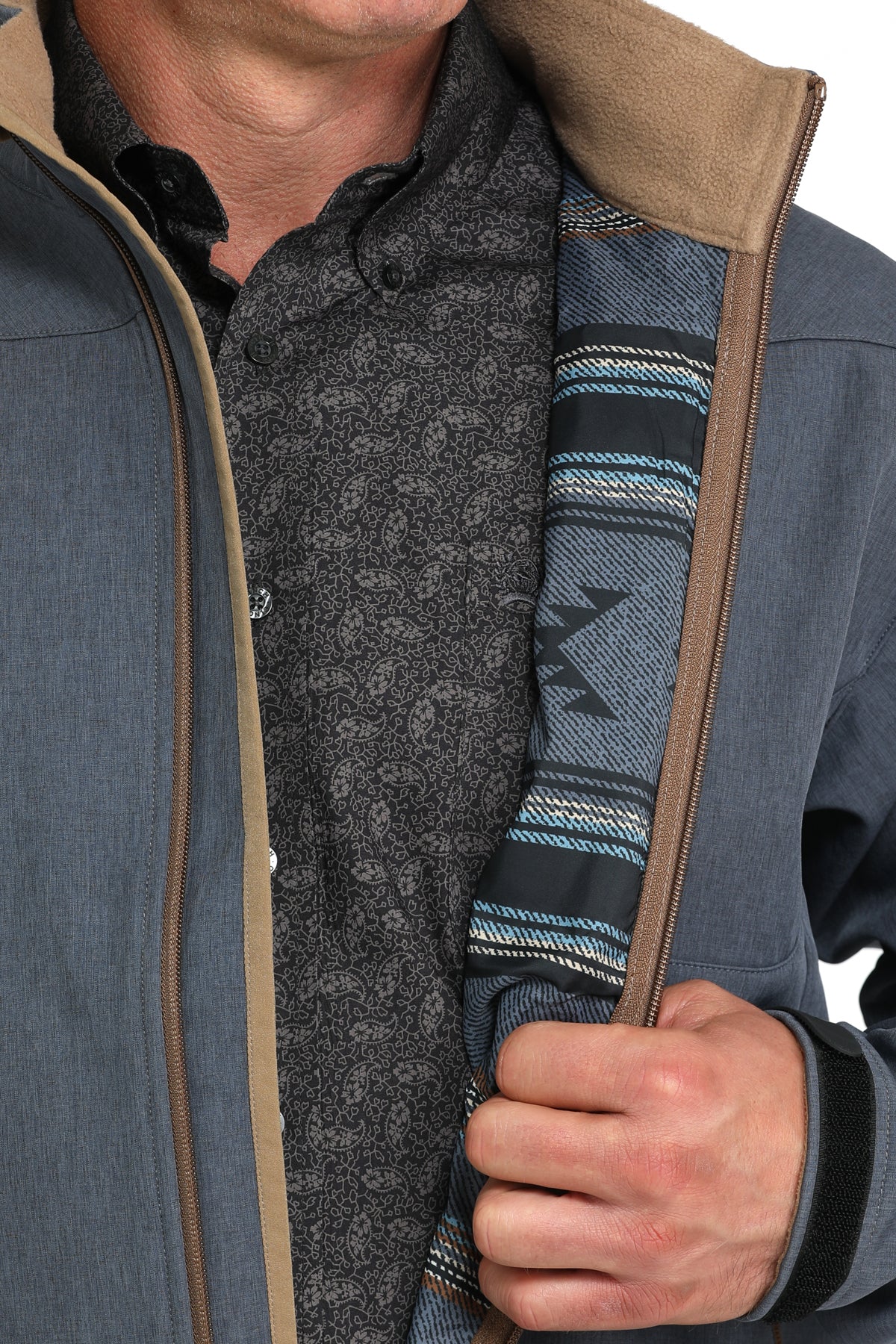 CINCH Men's Blue Bonded Jacket