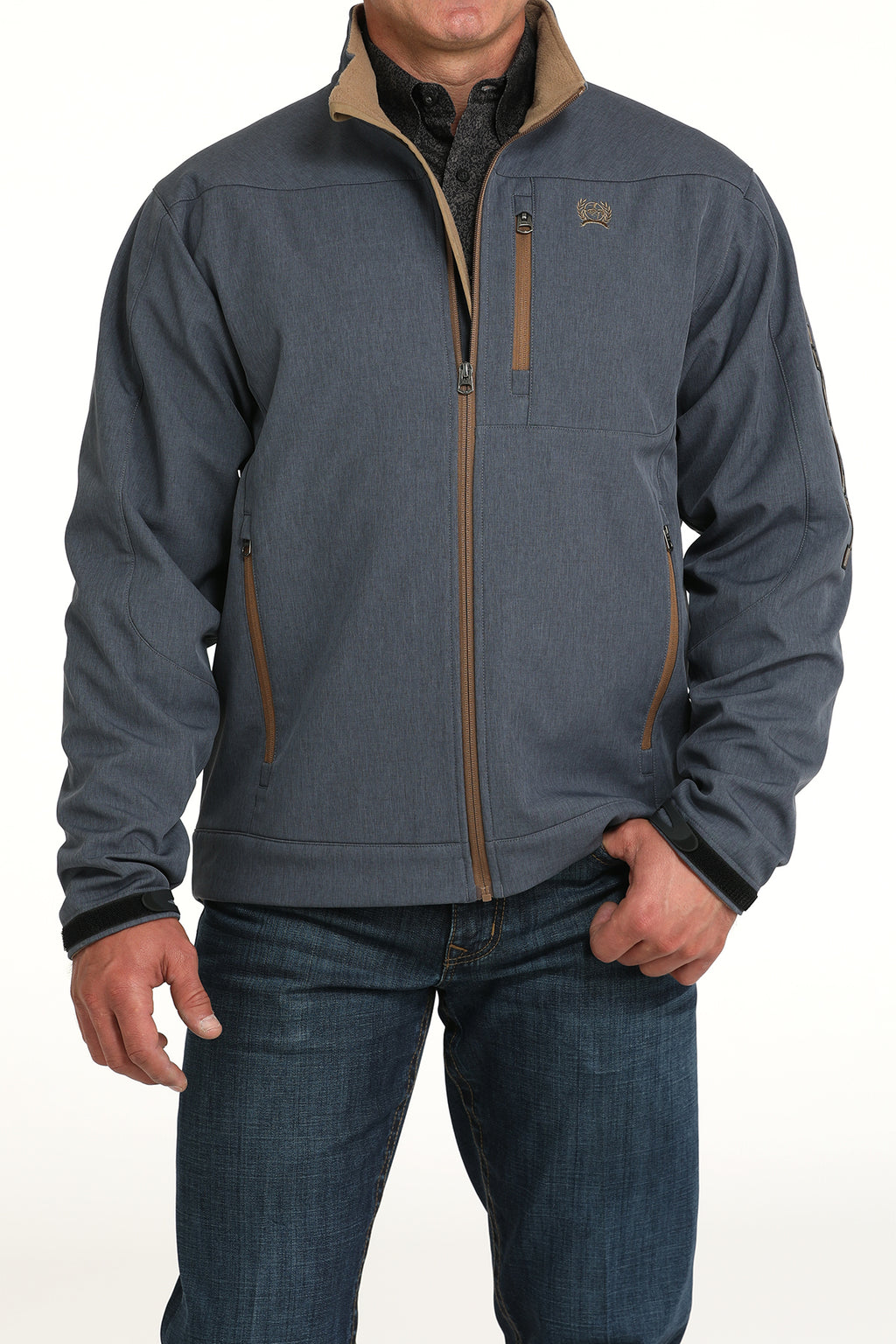 CINCH Men's Blue Bonded Jacket