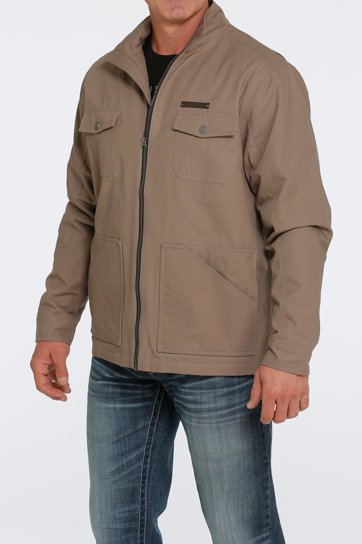 CINCH Men's Brown Canvas Jacket