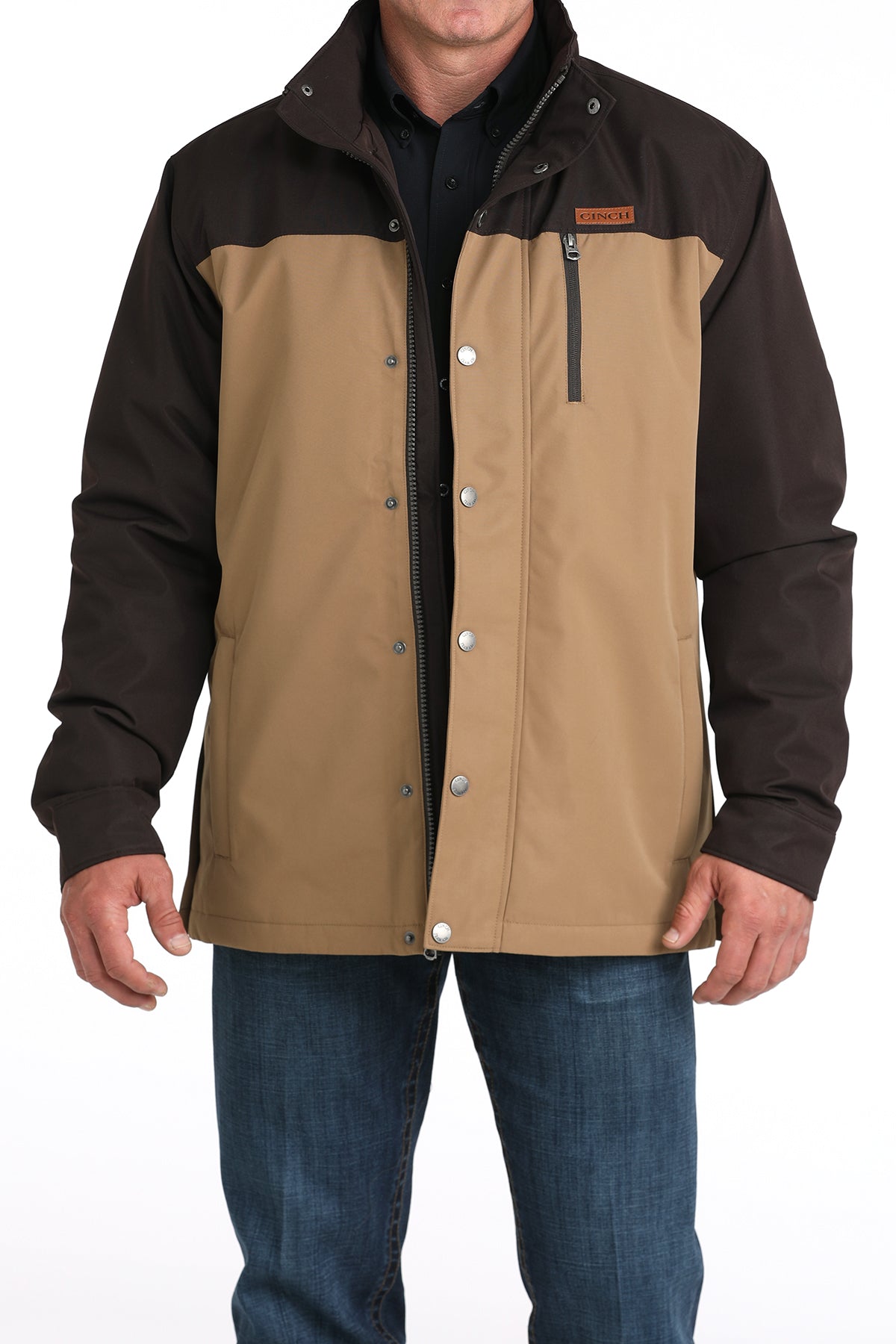 CINCH Men's Brown Barn Coat