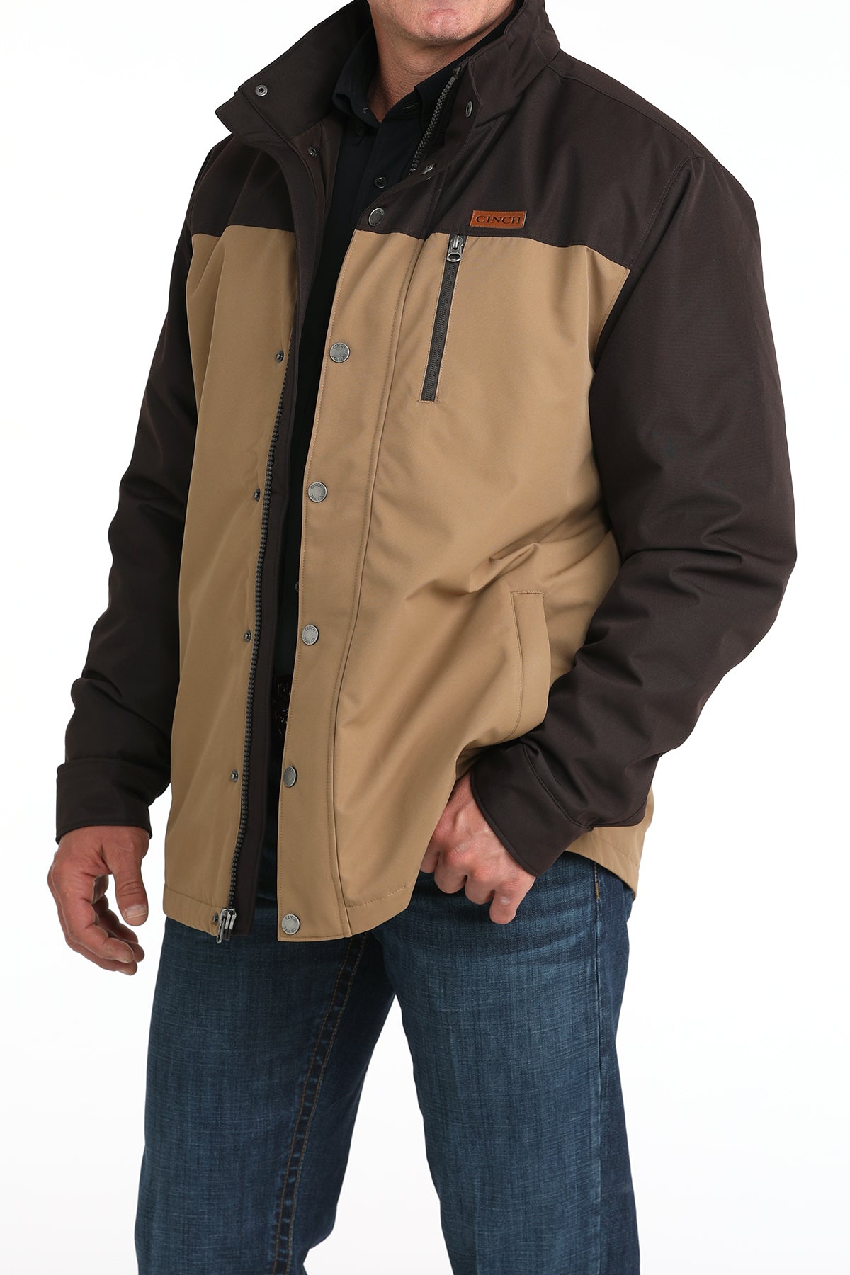 CINCH Men's Brown Barn Coat