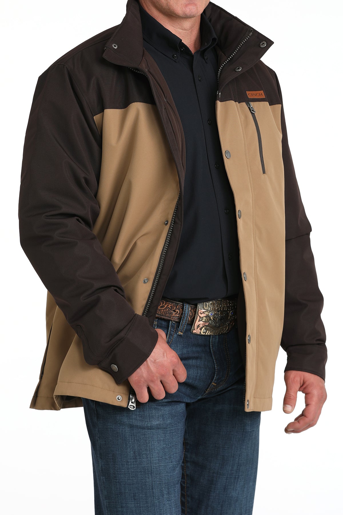 CINCH Men's Brown Barn Coat