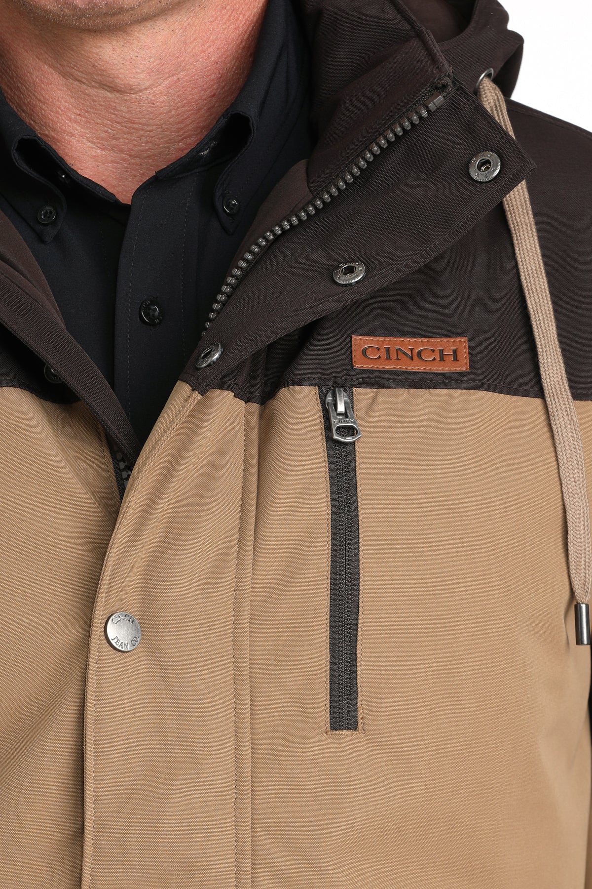 CINCH Men's Brown Barn Coat