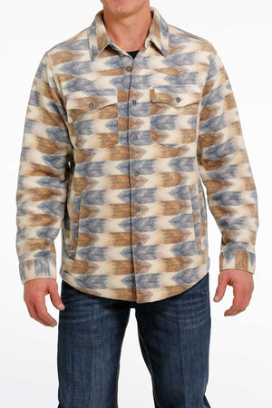 CINCH Men's Cream Shirt Jacket