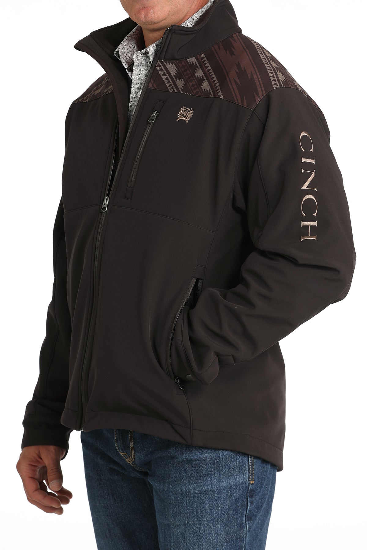 CINCH Men's Brown Bonded Jacket