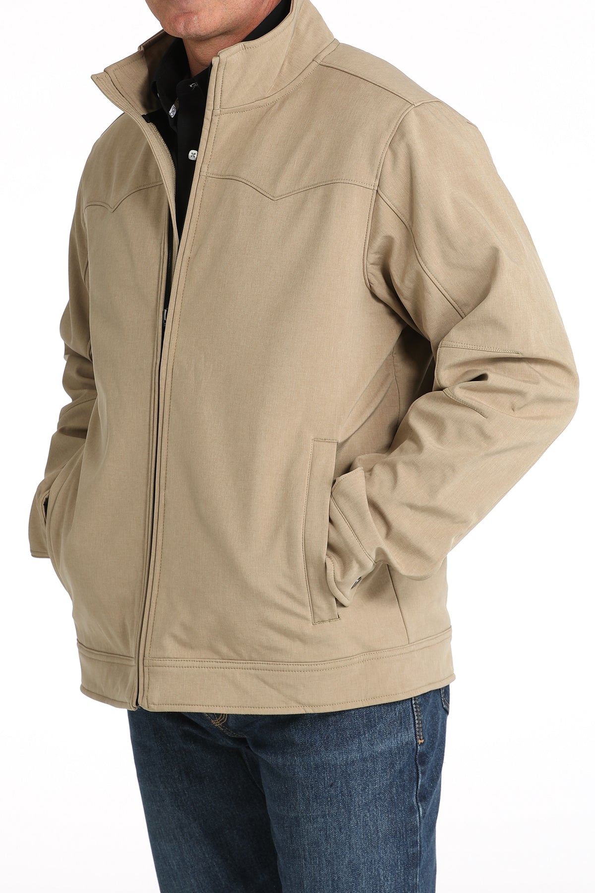 CINCH Men's Khaki Concealed Carry Bonded Jacket