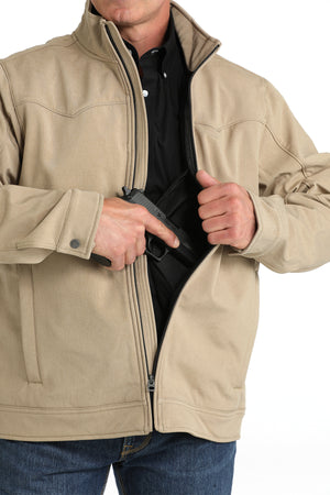 CINCH Men's Khaki Concealed Carry Bonded Jacket