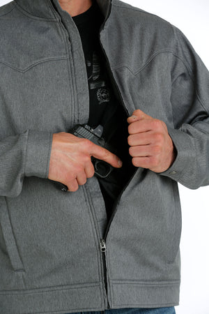 CINCH Men's Grey Concealed Carry Bonded Jacket