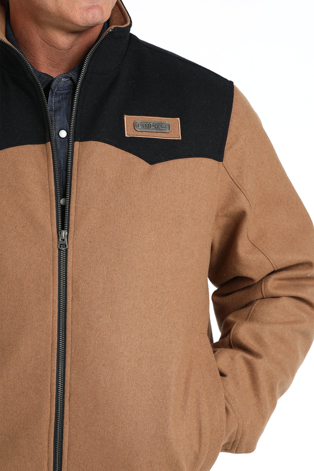 CINCH Men's Brown Concealed Carry Western Jacket