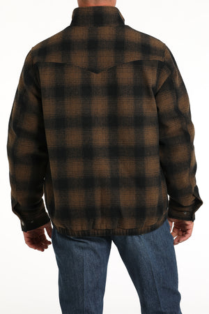 CINCH Men's Brown Wooly Concealed Carry Western Jacket