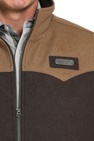 CINCH Men's Brown Concealed Carry Wooly Jacket