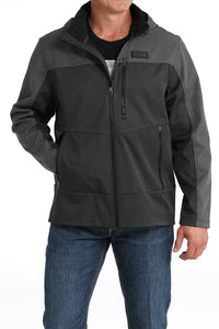 CINCH Men's Black Hooded Soft Shell Jacket