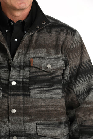 CINCH Men's Grey Wooly Ranch Coat