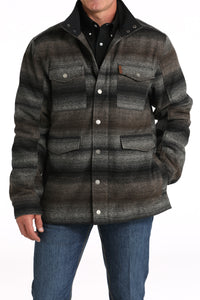 CINCH Men's Grey Wooly Ranch Coat