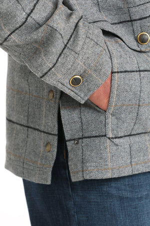 CINCH Men's Grey Dress Coat