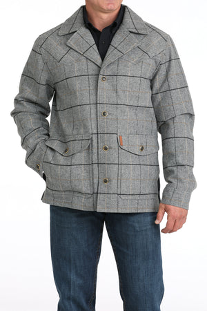 CINCH Men's Grey Dress Coat