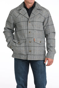 CINCH Men's Grey Dress Coat