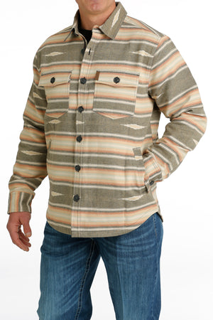 CINCH Men's Grey Jacquard Shirt