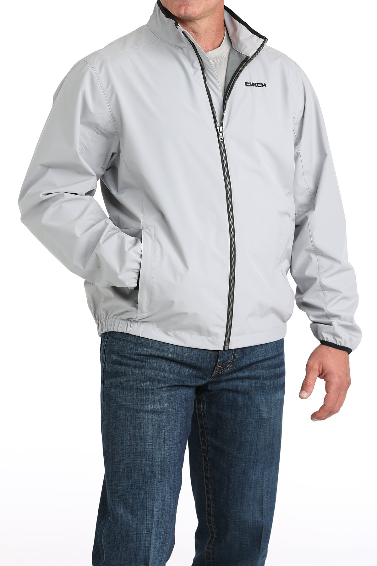 CINCH Men's Grey Golf Jacket