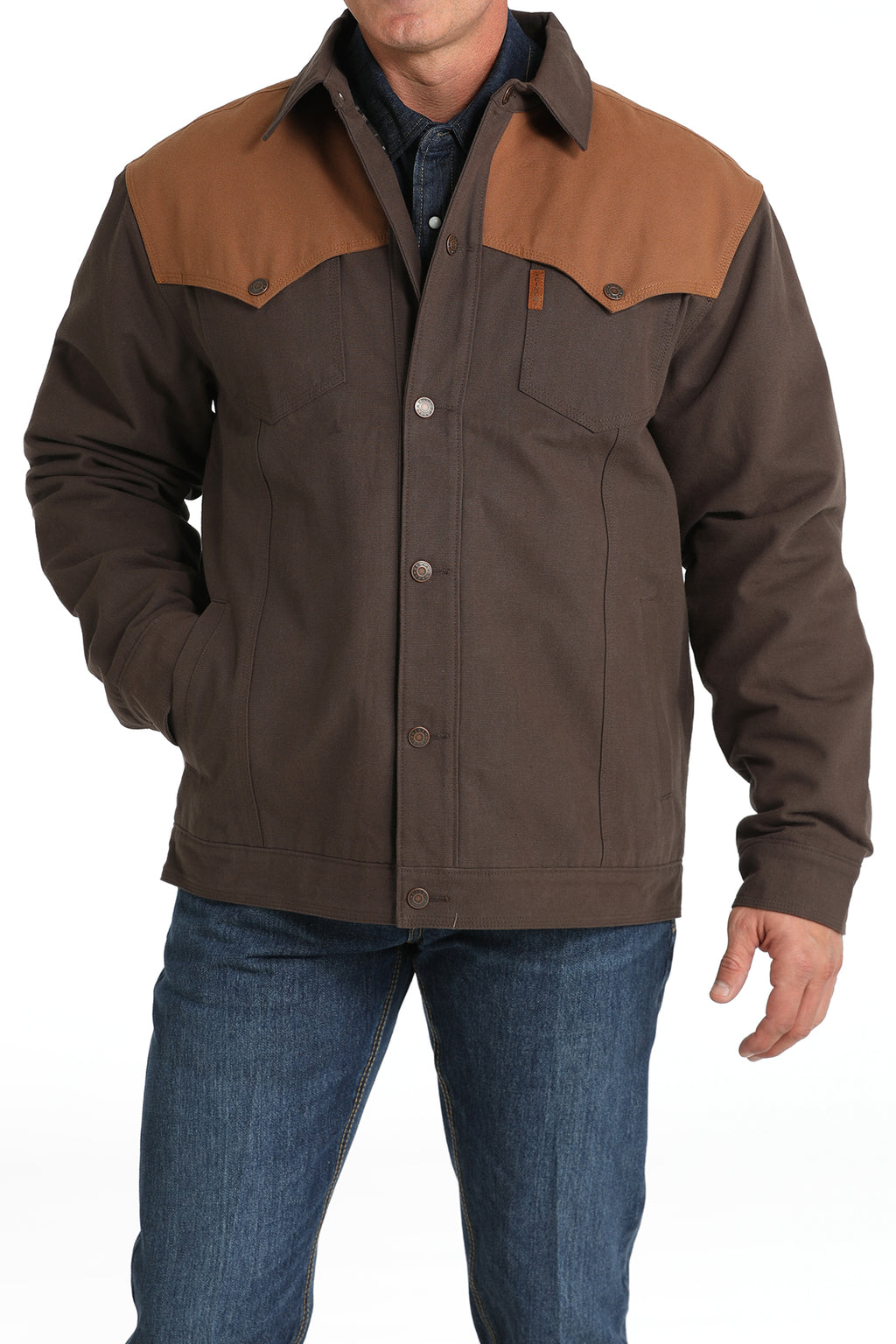 CINCH Men's Brown Canvas Jacket