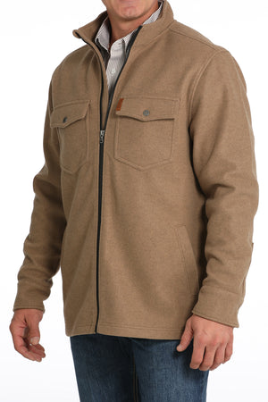 CINCH Men's Khaki Shirt Jacket