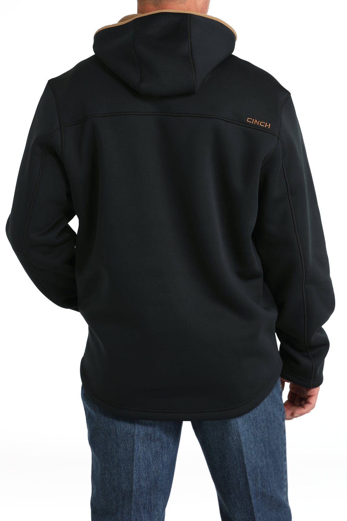 CINCH Men's Black Sherpa Hoodie