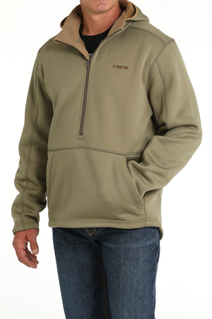 CINCH Men's Olive Sherpa Hoodie