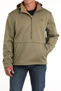 CINCH Men's Olive Sherpa Hoodie