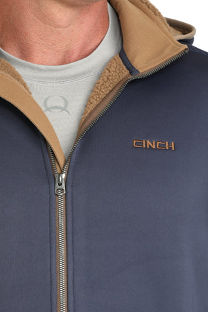 CINCH Men's Navy Sherpa Lined Hoodie