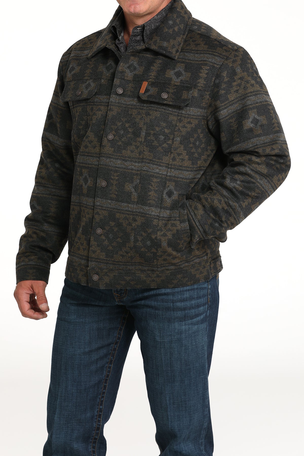 CINCH Men's Charcoal Trucker Jacket