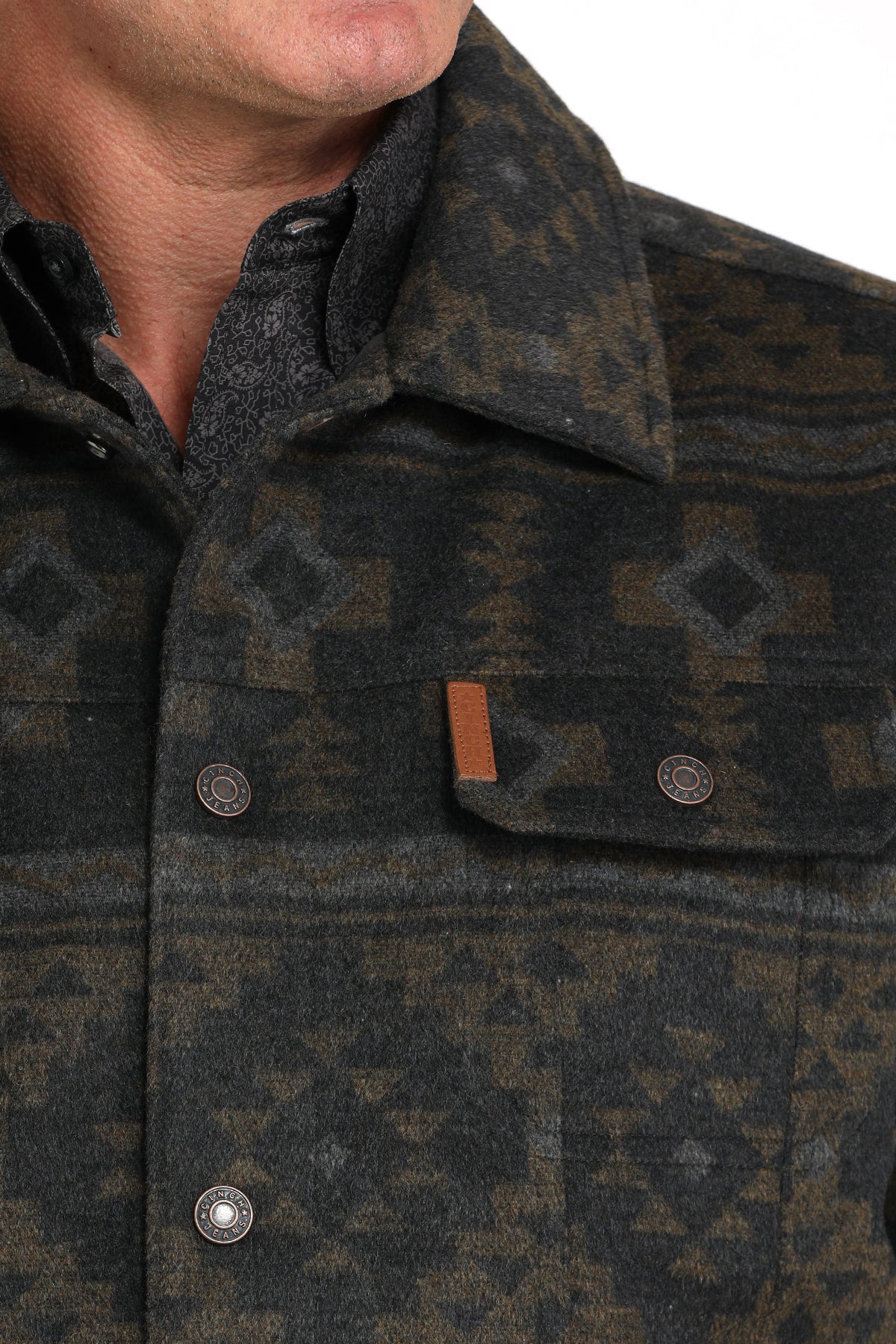 CINCH Men's Charcoal Trucker Jacket