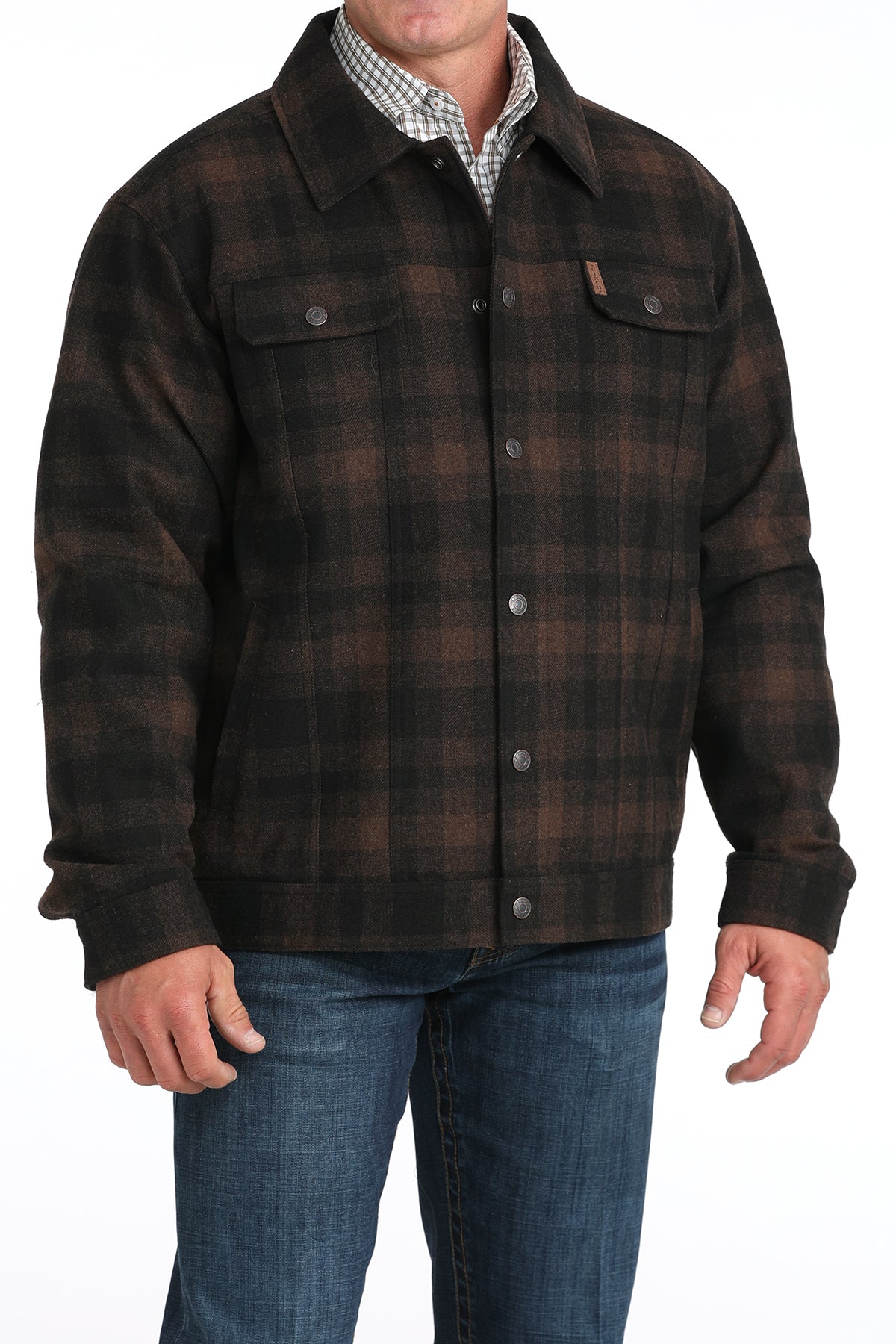 CINCH Men's Brown Trucker Jacket