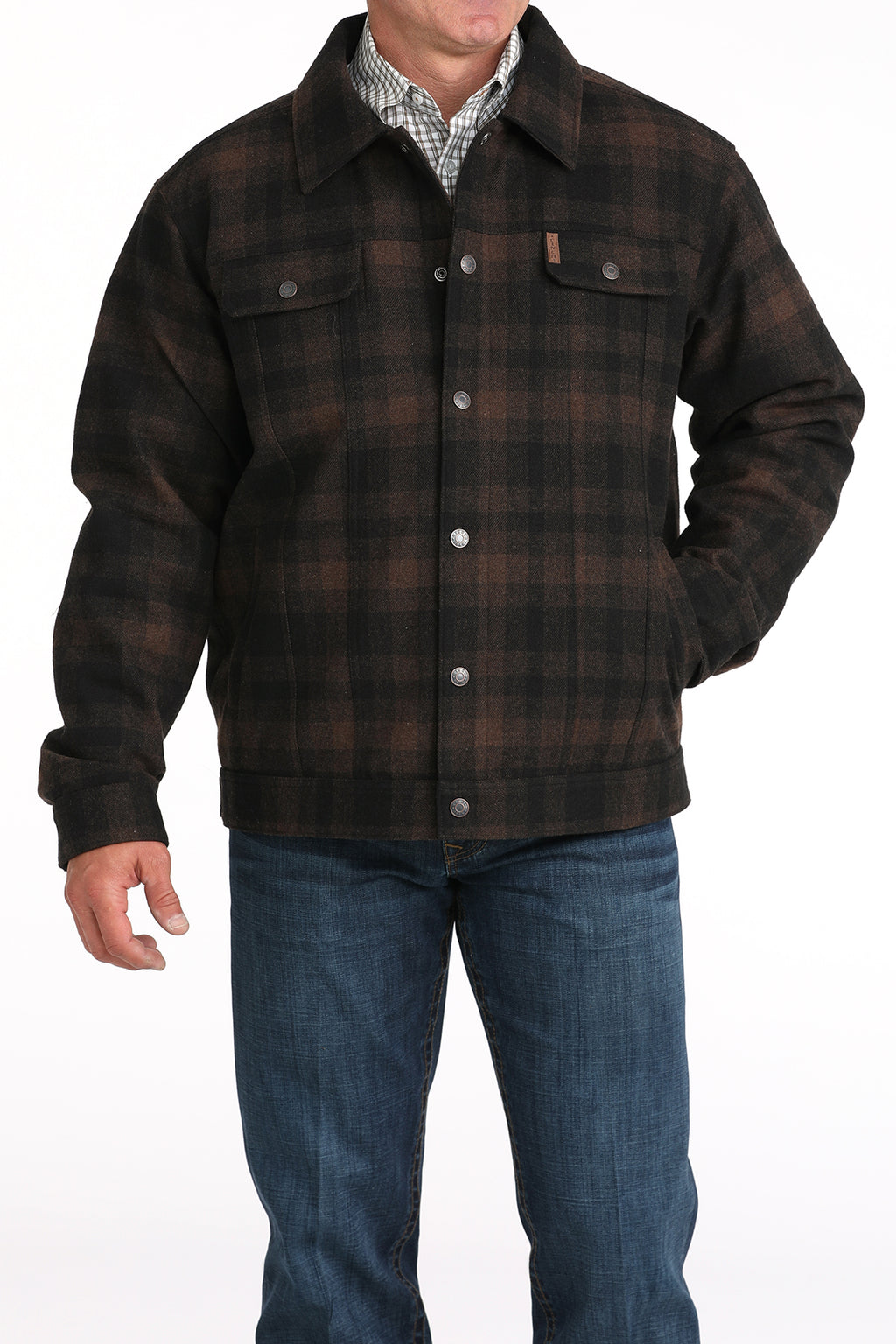 CINCH Men's Brown Trucker Jacket