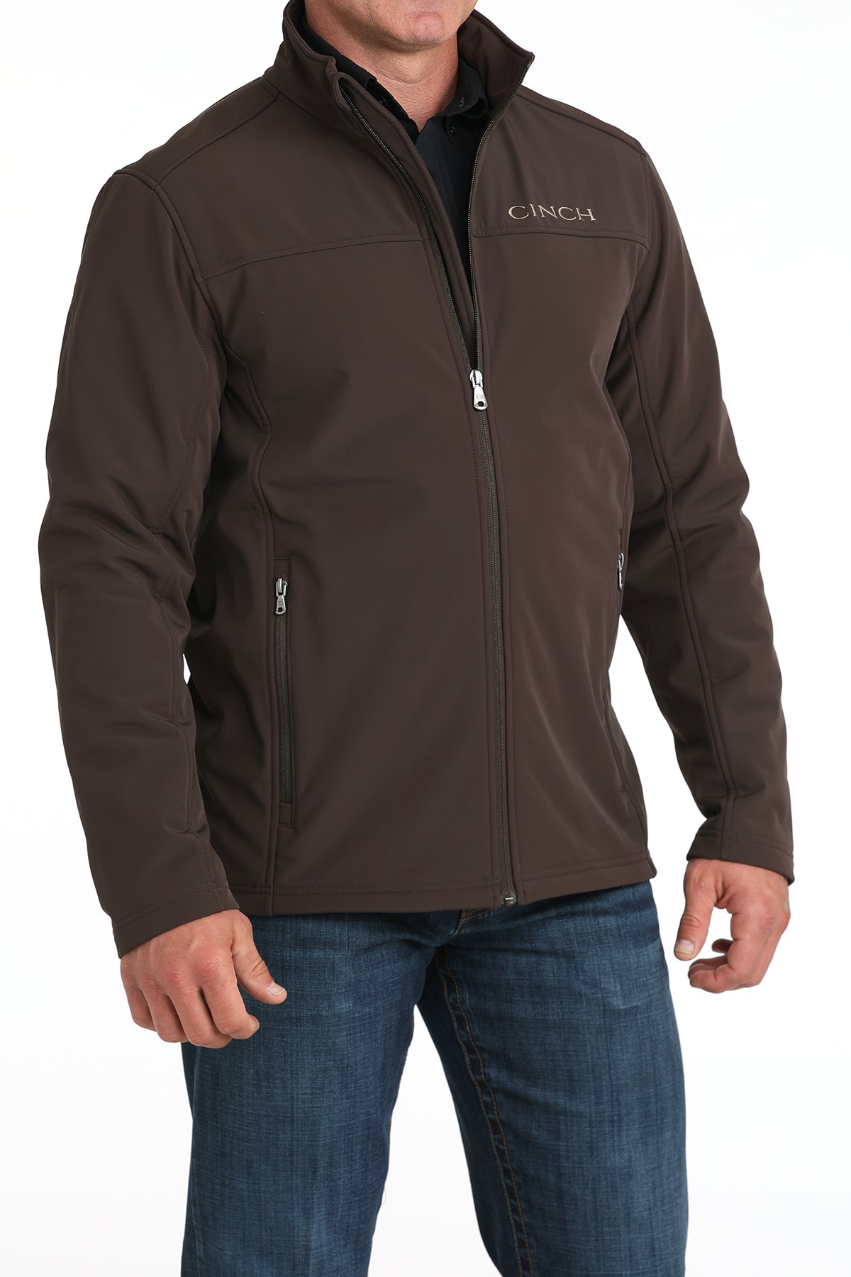 CINCH Men's Brown Windproof Jacket